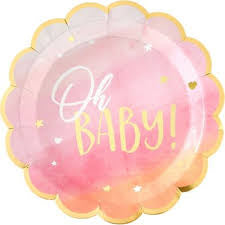 Oh Baby Pink Dinner Plate