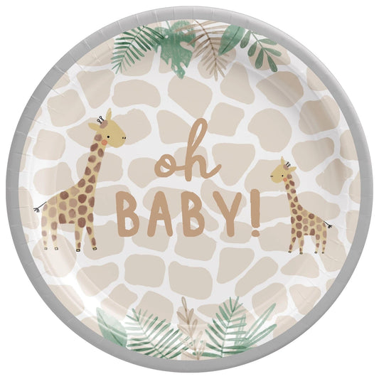 Soft jungle Oh Baby Dessert Plate