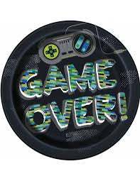 Game Over Dinner Plate