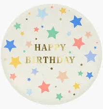Meri Meri Happy Birthday Star Dinner Plate