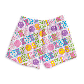 Keep Smiling Plush Shorts
