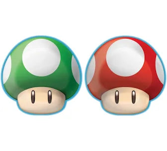 Super Mario Mushroom Dessert Plate