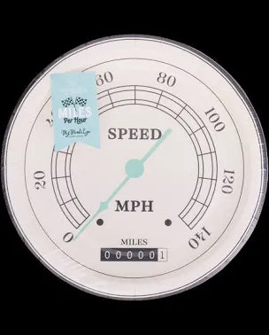 Miles Per Hour Dessert Plate