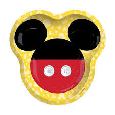 Mickey Mouse Shaped Dinner Plate
