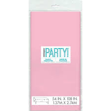 Light Pink Rectangle Tablecloth
