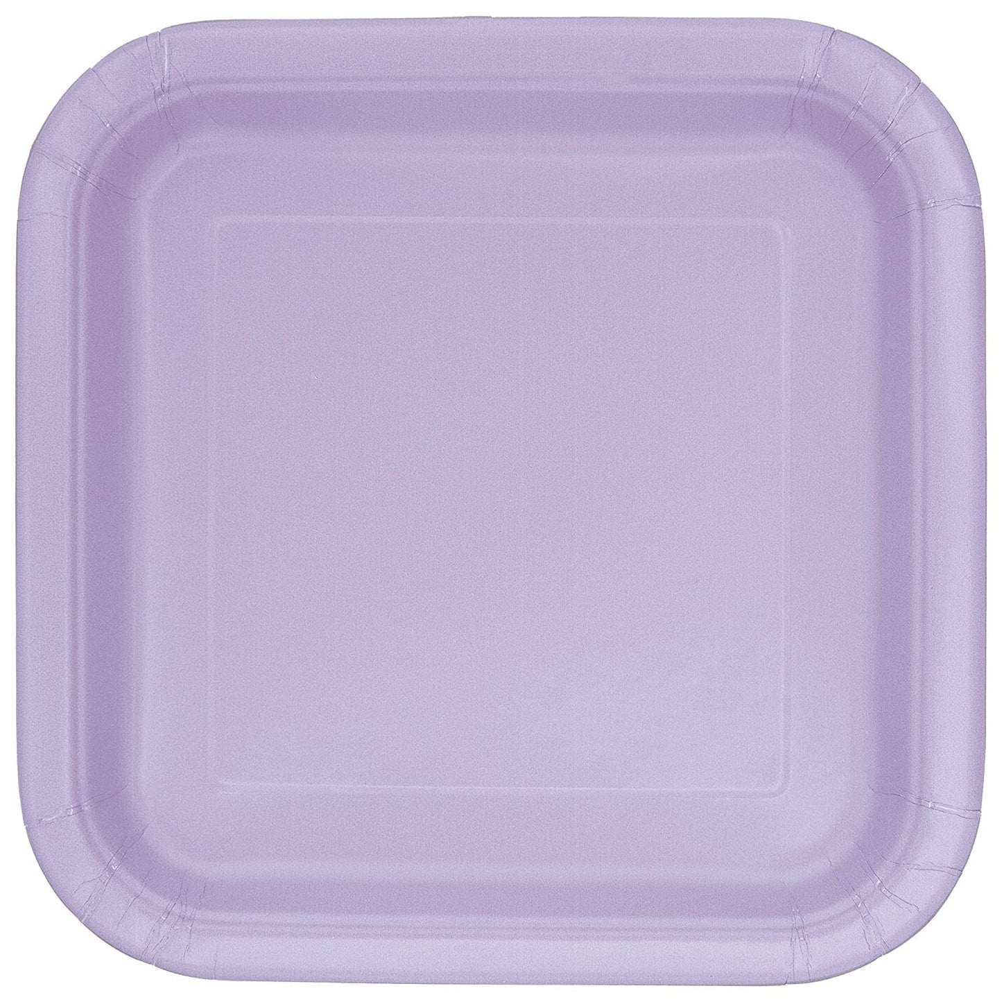 Lavender Square Plate 7in