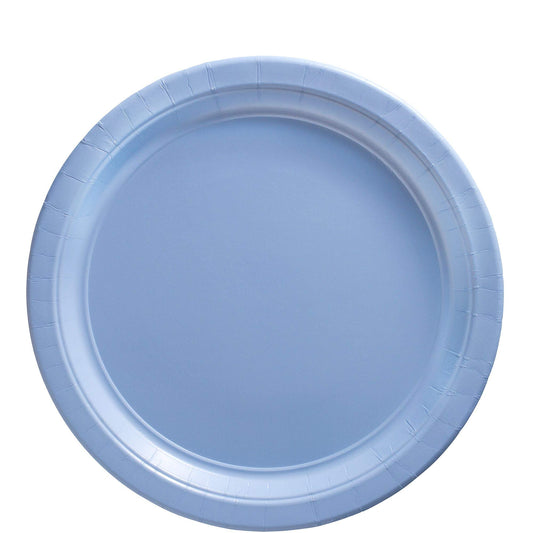 Pastel Blue Plate 7in