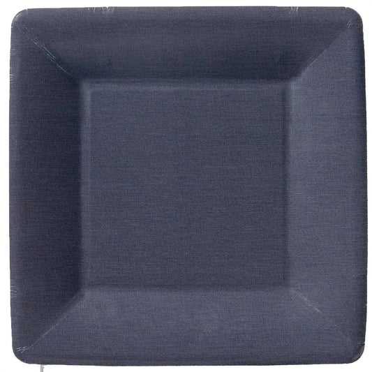 Linen Black Salad/Dessert Plate 7in