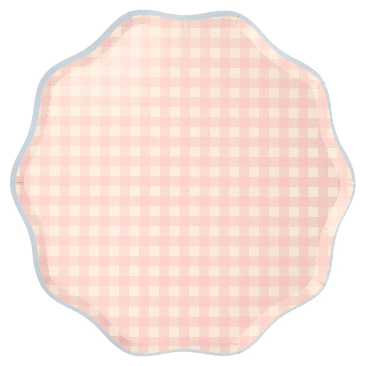 Assorted Gingham Plates Small