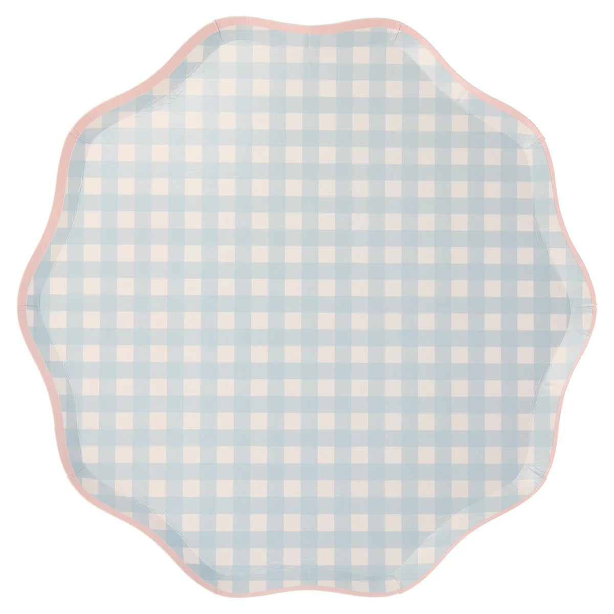 Assorted Gingham Plates Small