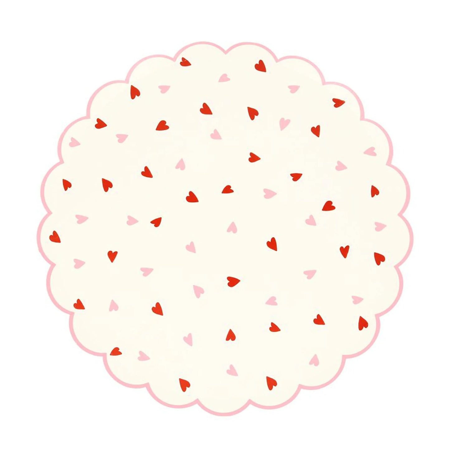 Heart Pattern Side Plate