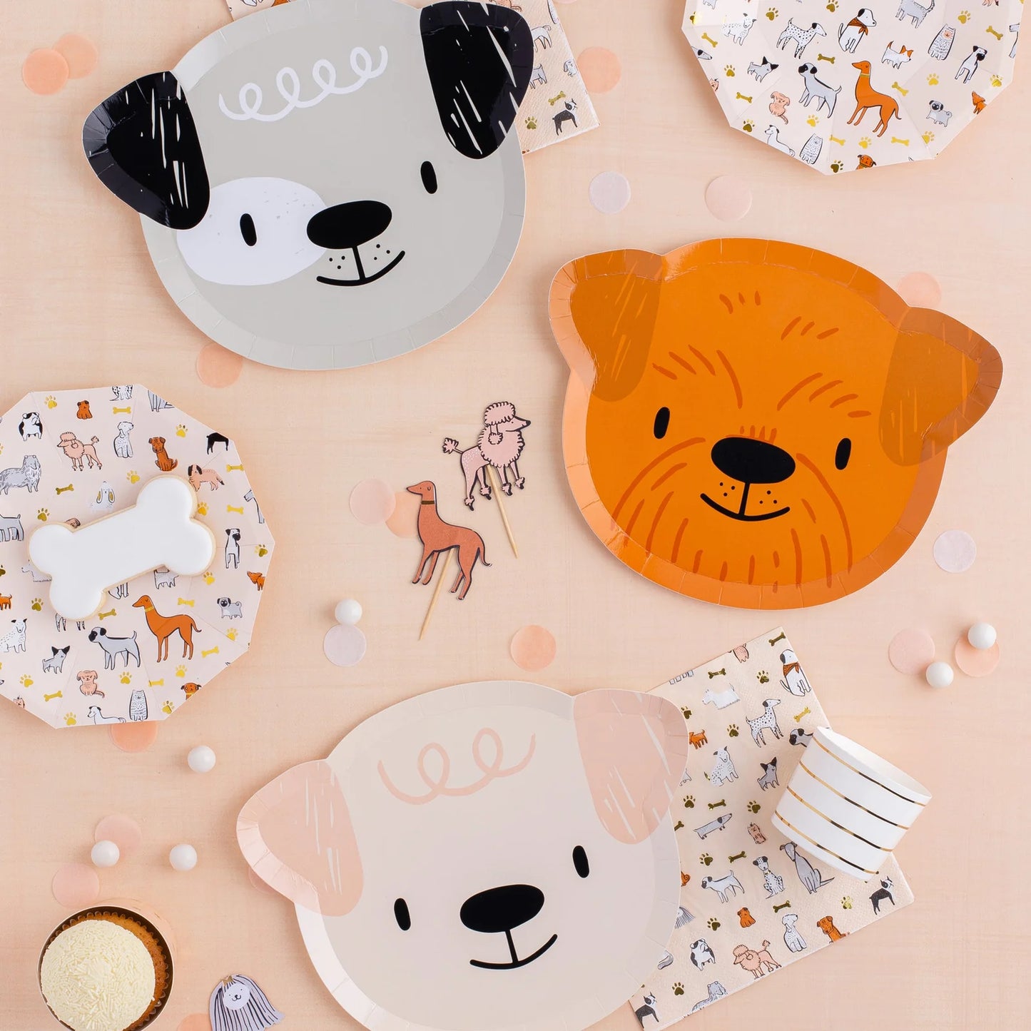 Dog Assorted Plates