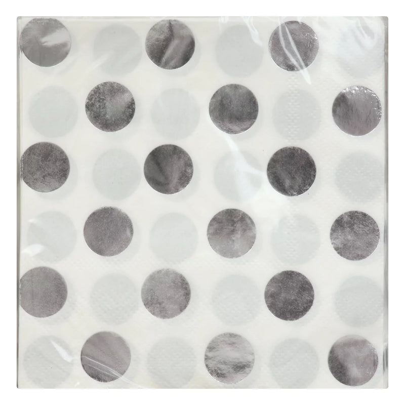 Silver Dots Napkins
