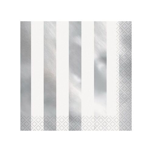 Silver Stripes Napkin