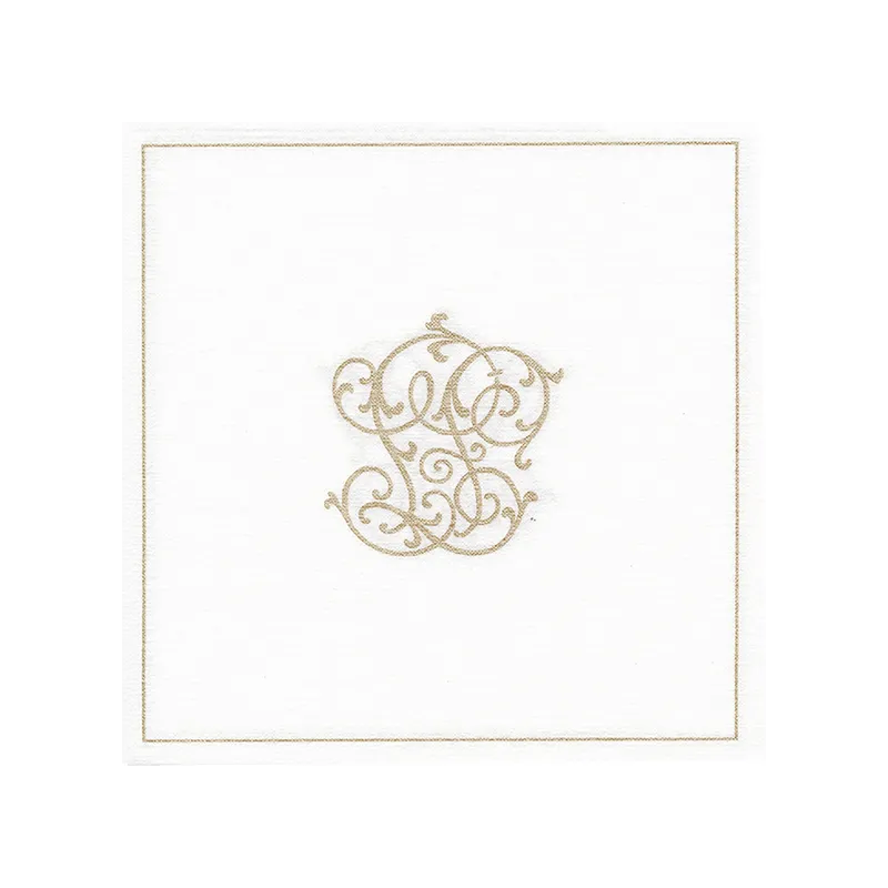 Chiffre OR Cocktail Napkin