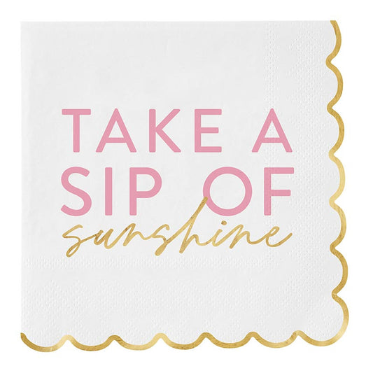 Take A Sip Of Sunshine Napkin
