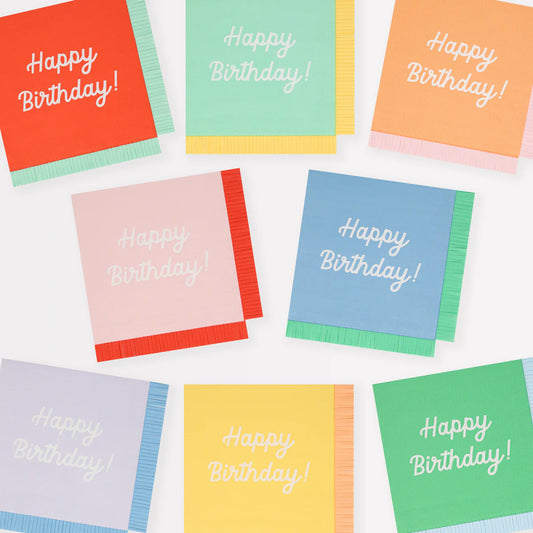 Assorted HBD Large Napkin