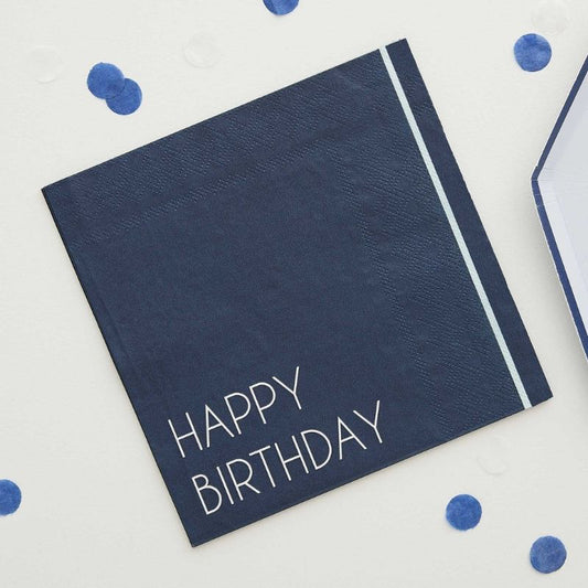 Navy Happy Birthday
