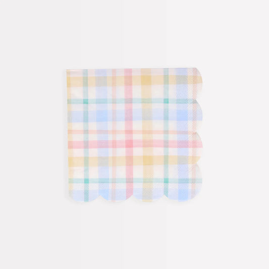 Plaid Small Napkins