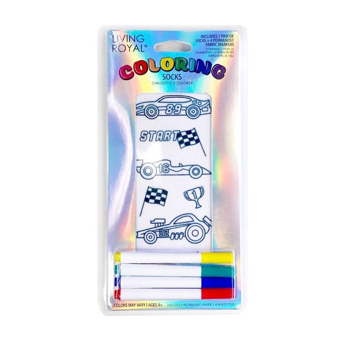 Living Royal Colouring Socks