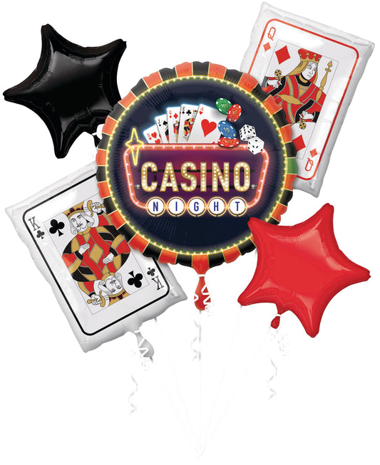 Casino Night Balloon Bouquet