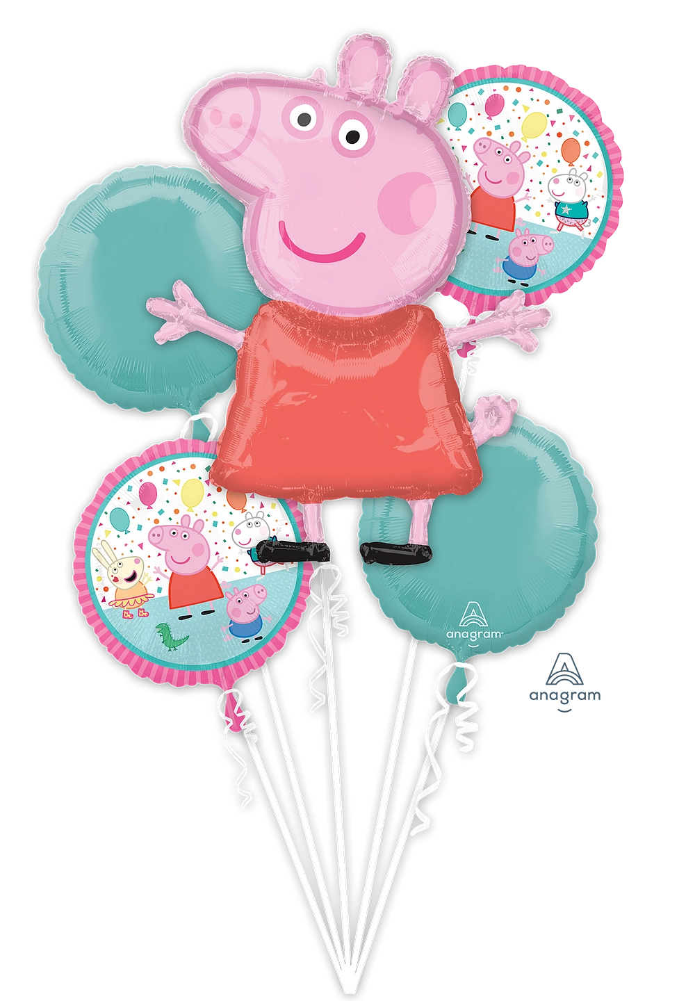 Peppa Pig Balloon Bouquet