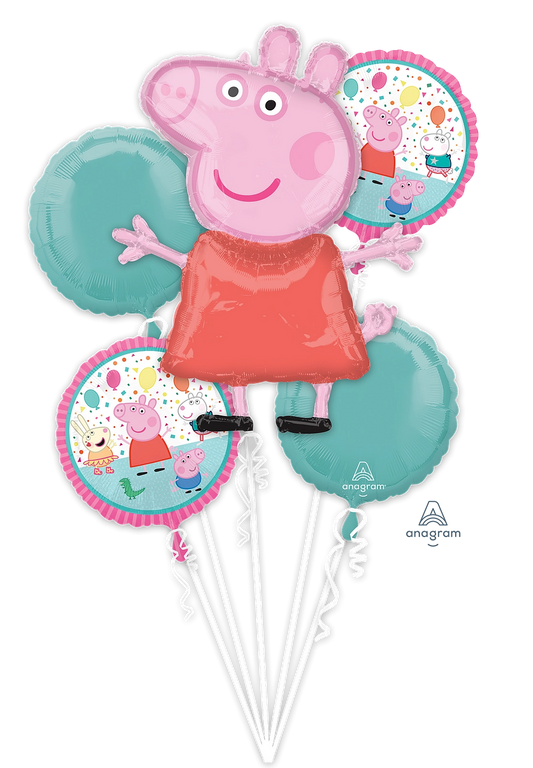 Peppa Pig Balloon Bouquet