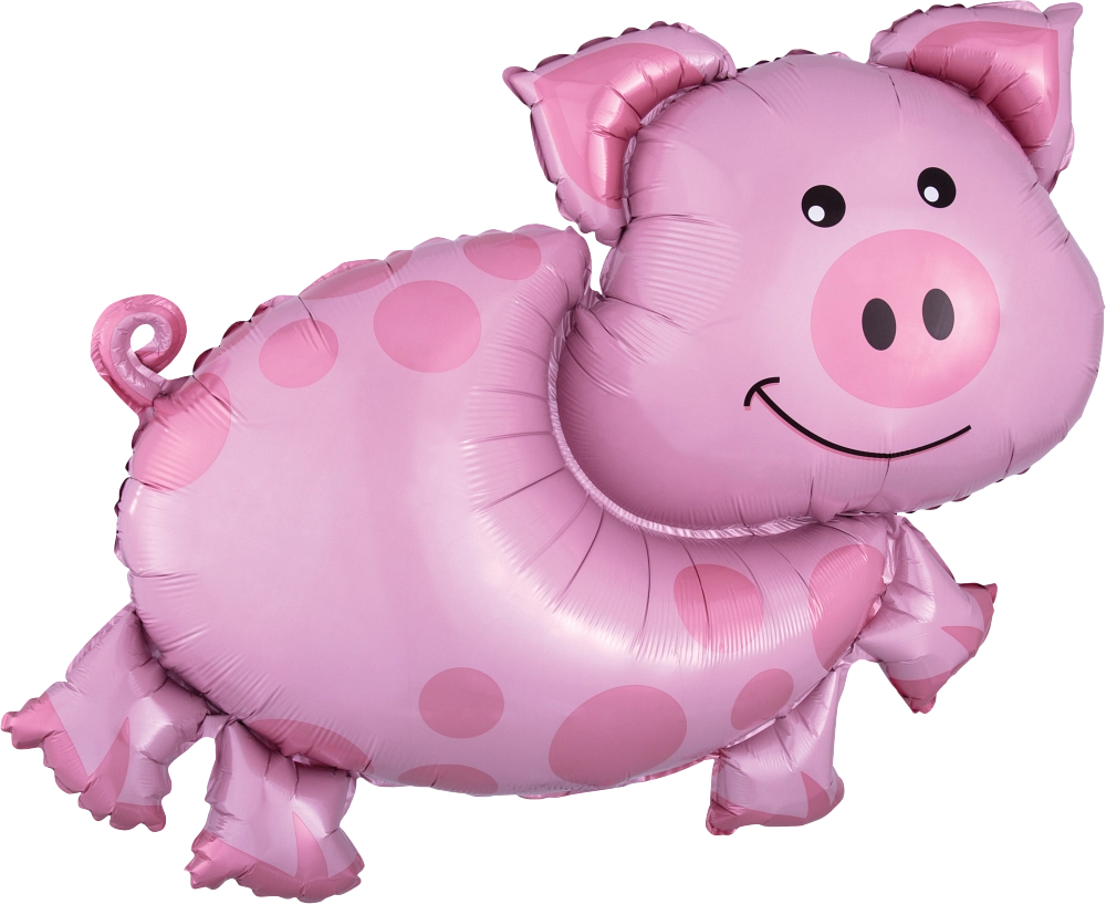 Pig SuperShape Foil Balloon
