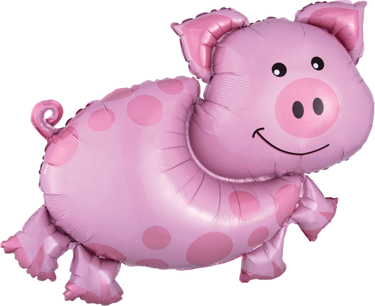 Pig SuperShape Foil Balloon
