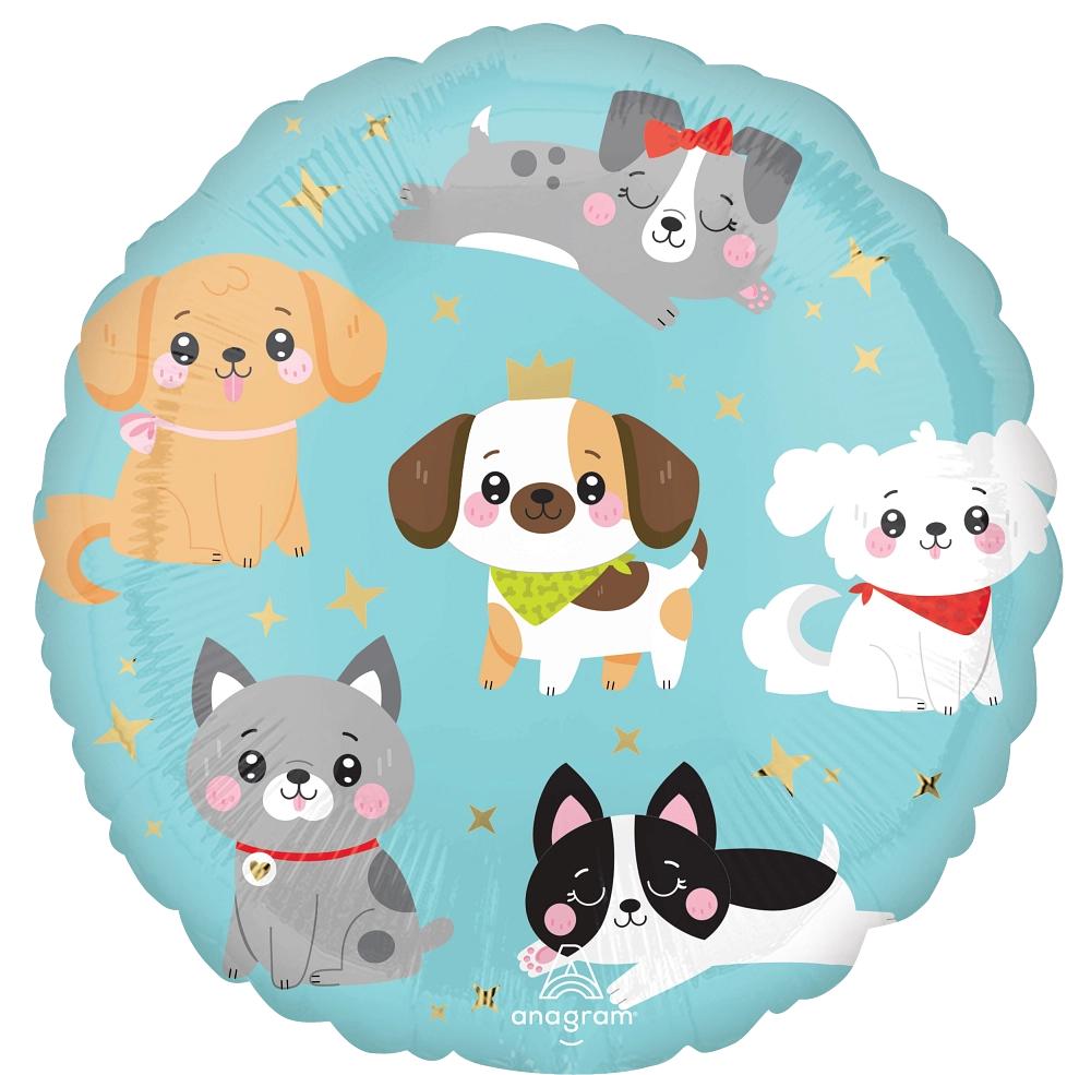 Kawaii Puppy Foil Balloon