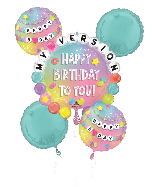 Friendship Happy Birthday Balloon Bouquet