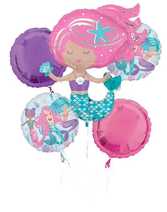 Shimmering Mermaid Balloon Bouquet