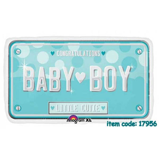 Baby Boy SuperShape Foil Balloon