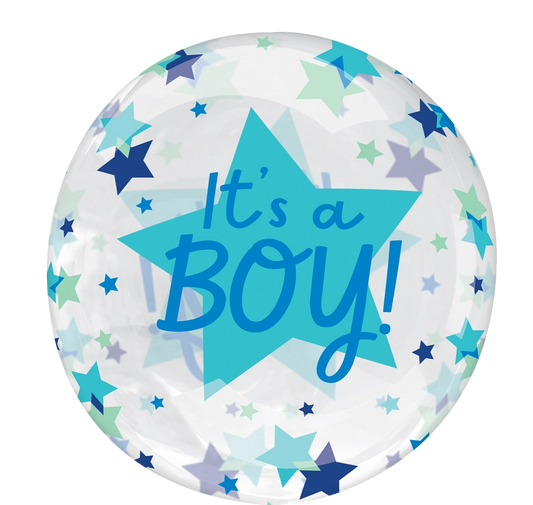 It’s A Boy Stars Orbz Balloon