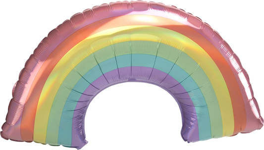 Iridescent Pastel Rainbow SuperShape Balloon