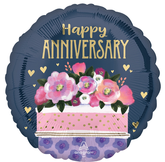 Anniversary Cake Foil Balloon
