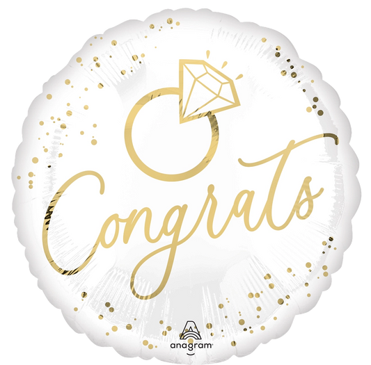 Gold Wedding Foil Balloon