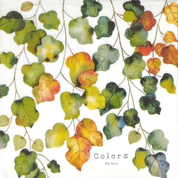 Bright fall Cocktail napkin