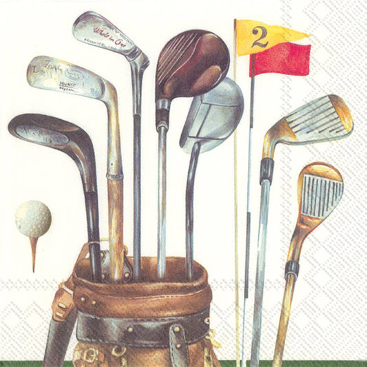 Golf cocktail napkins