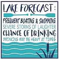 Lake forecast napkin