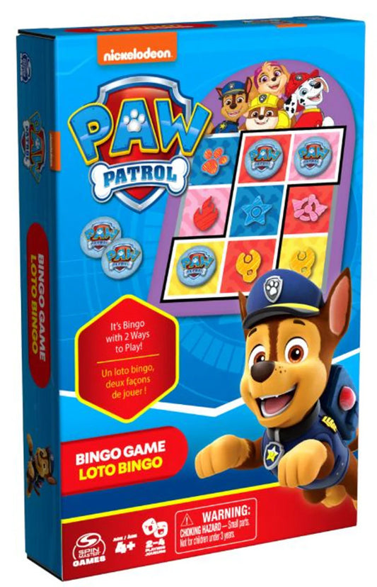 Paw Patrol Bingo Game