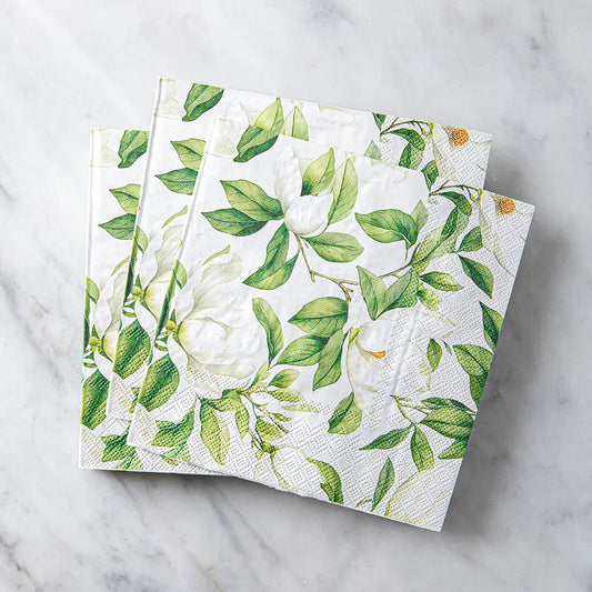 Harman white blossom napkins