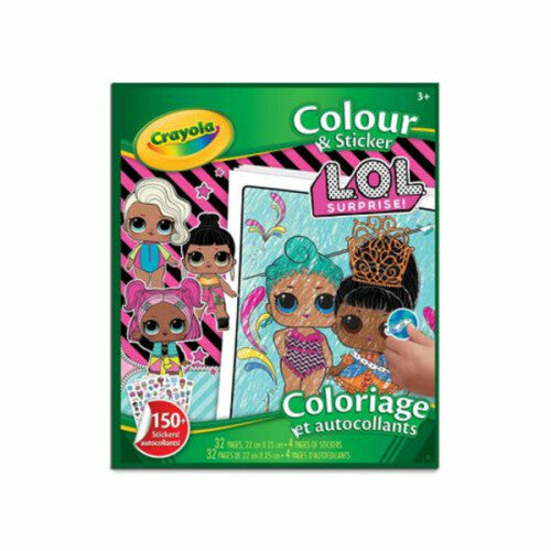 Crayola LOL Doll colour & sticker book