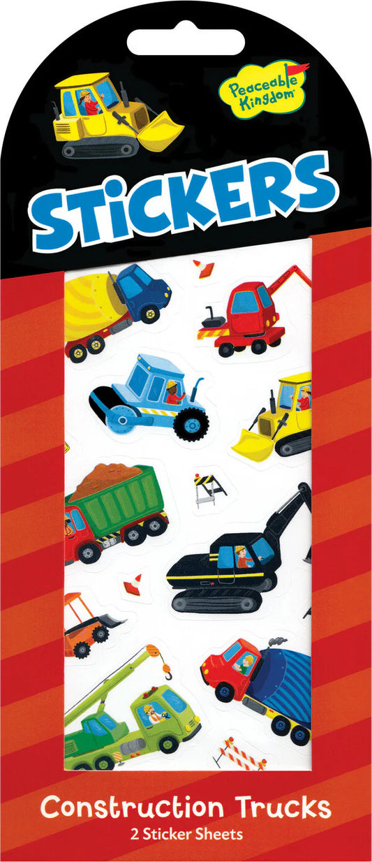 CONSTRUCTION TRUCKS STICKERS