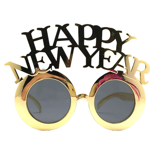 Happy new year eye glasses