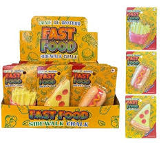 FAST FOOD SIDEWALK CHALK