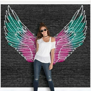 Giant photo backdrop - wing poster