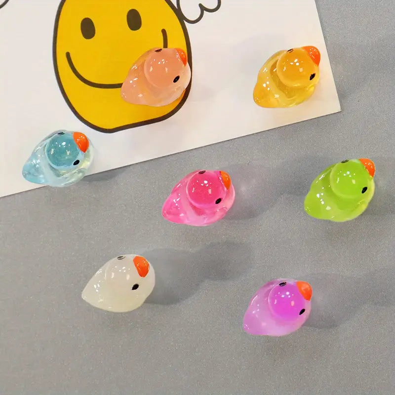 Glow in the dark squishy ducks