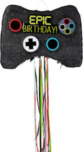Level Up Game Controller Pinata Hanging Decoration