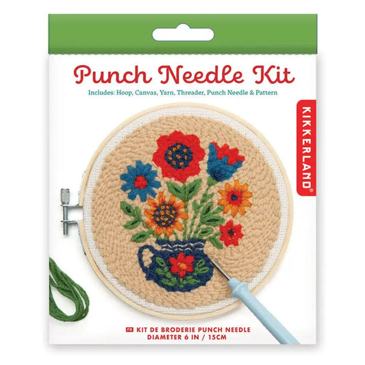 Punch Needle Kit Flower Bouquet